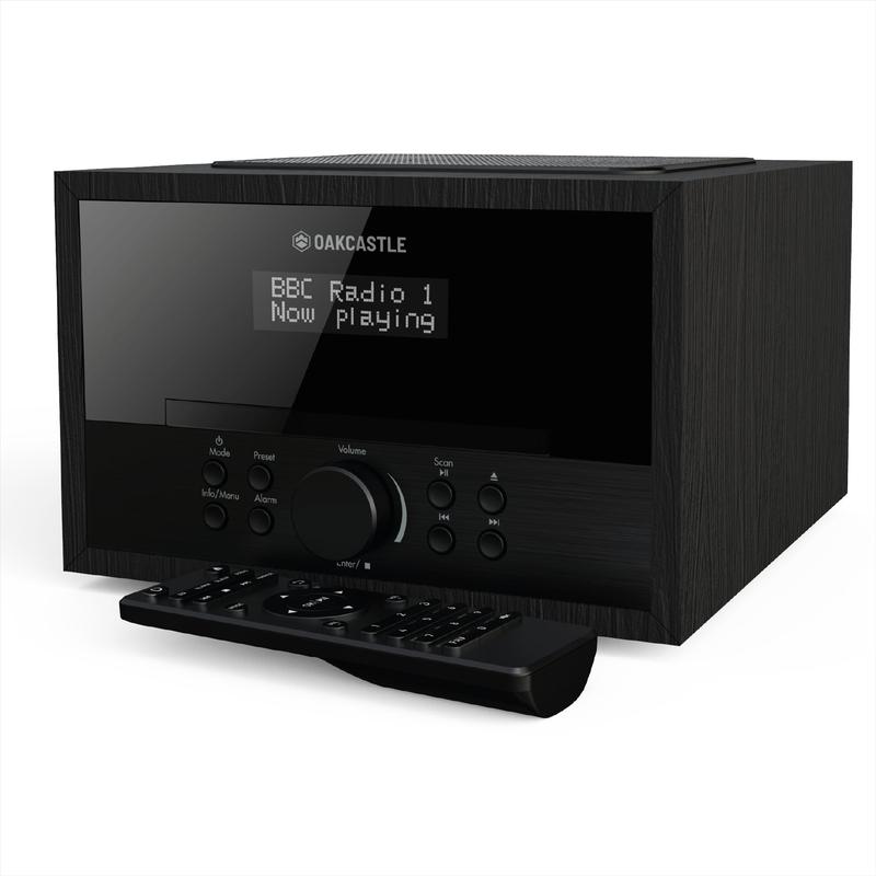 Oakcastle DAB400 CD Player DAB+  FM Bluetooth Radio Mains Powered Hifi System USB AUX 3.5mm Jack 0