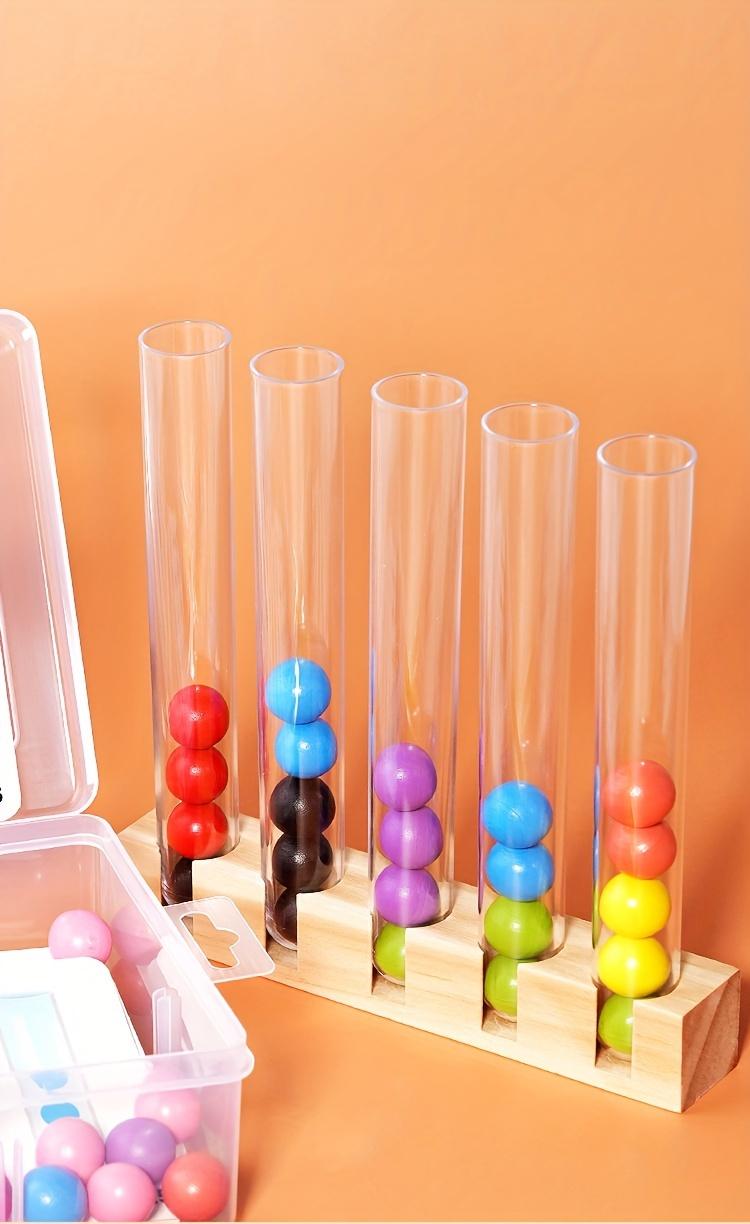 Product Introduction of Colorful Bead Sorting Activity Set, Finger Dexterity and Focus Training, Bead Picking and Sorting Game, Educational Toy for Early Development and Activities, Mixed Colors, Durable Material 4