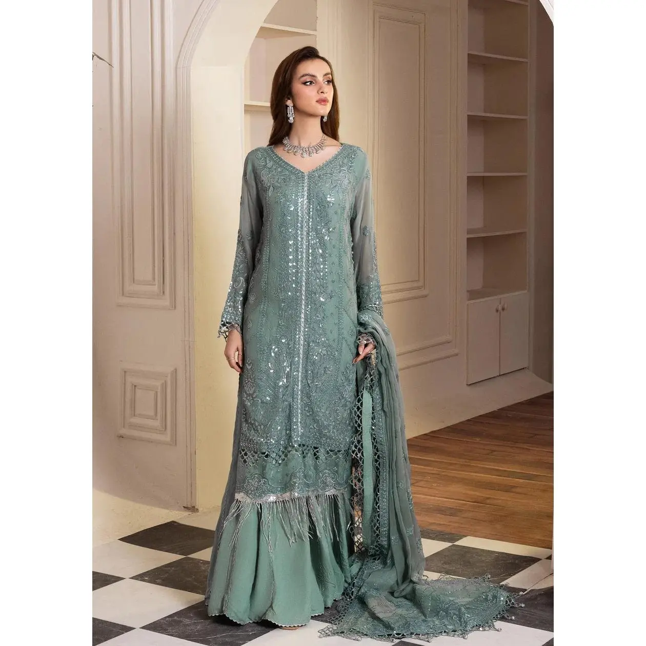 Eshal Luxury Chiffon Pret