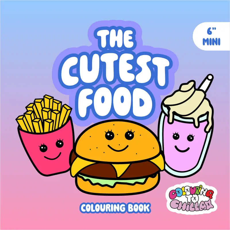 The Cutest Food Colouring Book 2