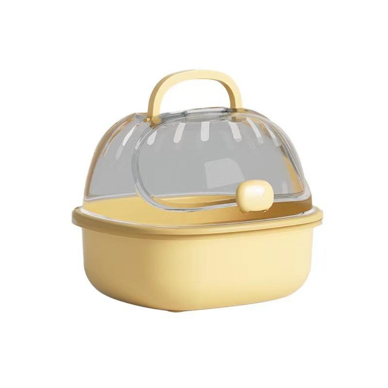 Portable Handheld Hamster Cage Sturdy Breathable Pet Carrying Box Large Space Travel Carrier Holder Pet House 0