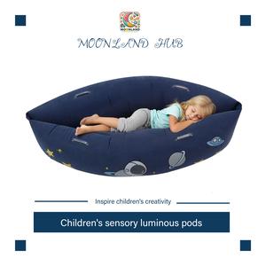 MOONLAND HUB Pea Pod Sensory Chair for Kids with Electric Air Pump - Inflatable Chair for Autistic Children, ADHD Chair with Sensory Input & Therapeutic