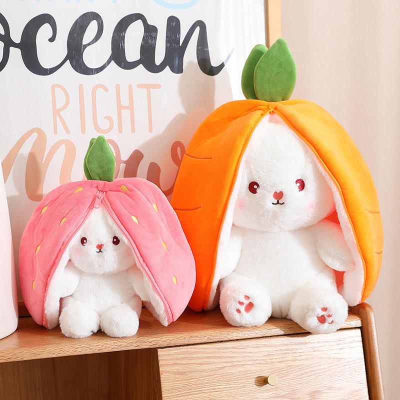 Product Introduction of 13 Inch Cute Rabbit Plush Toy, Easter Essentials, Fun Transforming Stuffed Toy, Soft Plush Toy For Kids & Adults, Gift for Her, Girl's Gift 5