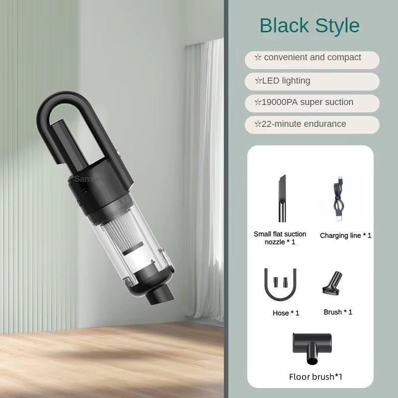 Multifunction Wireless Car Vacuum Cleaner | 19,000Pa Powerful Suction with Metal Filter | Portable Handheld Cleaning Machine for Home & Auto 1