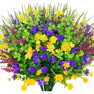 Artificial Fake Flower, Simulated Flower Bouquet for Outdoor Wedding Party Garden Yard, Multicolor Home Decor, Decorative Flowers, Flower Design, Eternal Artificial Hanging Flowers, Flower Arrangements, Decoration