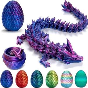 3D Dragon & Egg Design Decoration Set, 1 Set DIY Laser Engraving Dragon Design Toy, Holiday Party Decoration, Men Gifts, Home Decoration, Room Decor, Decor Figurine, Decorating, Decoration Items, Decorative Sculptures Ornaments