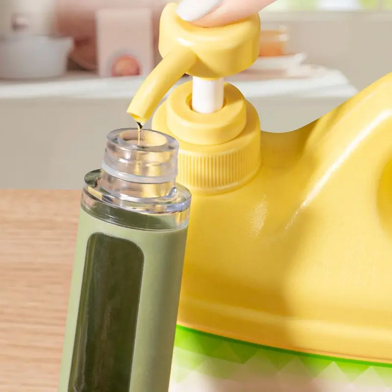 Ergonomic Dishwashing Brush with Built-In Soap Dispenser – Extended Green Handle, Replaceable Head for Easy Cleaning of Pots, Pans & Sinks – Essential Kitchen Tool 3