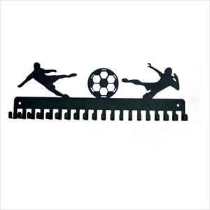 Football Pattern Medal Holder, 1 Count Wall Mounted Medal Display Rack, Sturdy Medal Display Stand, Home Hanging Organizer for Living Room Bedroom