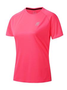 Women's Round Neck Raglan Sleeve Sports Tee, Casual Short Sleeve Crew Neck T-shirt for Spring & Fall Gym Workout, Ladies Sportswear for Indoor Outdoor Wear, Gym Wear,  Clothes for Women