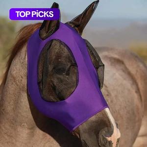 Horse Fly Mask, Breathable Mesh Horse Mask, Insect-proof & Anti-fly Horse Mask, Horse Accessories for Outdoor Riding #TOP PICKS