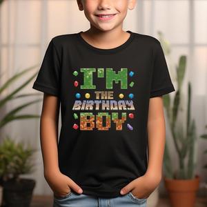 I'm The Birthday Boy Block Crafter T-Shirt