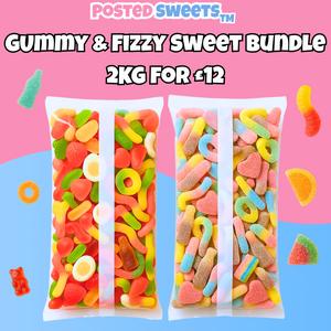 1kg Fizzy & 1kg Gummy Mix From Posted Sweets | Perfect Pick & Mix Snack  Bite