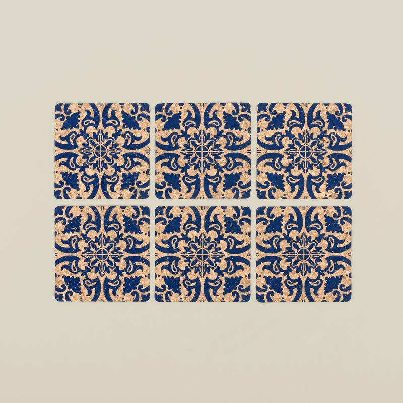 Cork Coasters | Tile Design | Square 2
