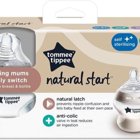 Natural Start Anti-Colic Baby Bottle, 150 ml, 0+ months, Slow Flow Breast-Like Teat for a Natural Latch, Anti-Colic Valve, Self-Sterilising, Pack of 3 7