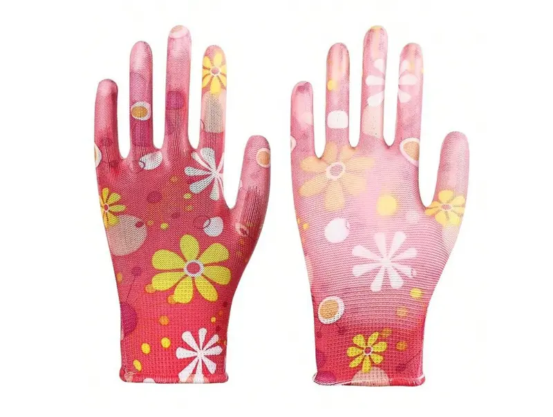 6/12/24pcs Women's Gardening Gloves, Ladies Work Gloves, Premium Grip Work Gloves, Comfortable Breathable Multipurpose, For Gardening, Lawn Care, Landscaping, Suitable For Digging, Planting, Weeding, Seed Sowing, Nail And Finger Protection 4