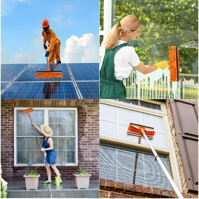 Telescopic Professional Large Window Cleaner Equipment Glass Cleaning Squeegee 8