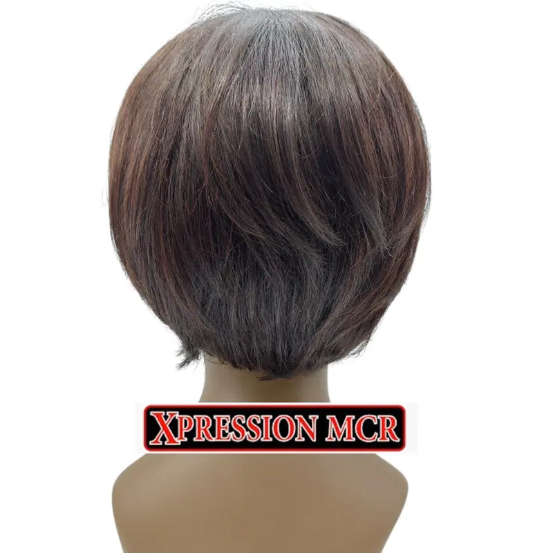 Dressmaker 100% Pure Human Emily Hair Natural Colour Short Straight Wig 1