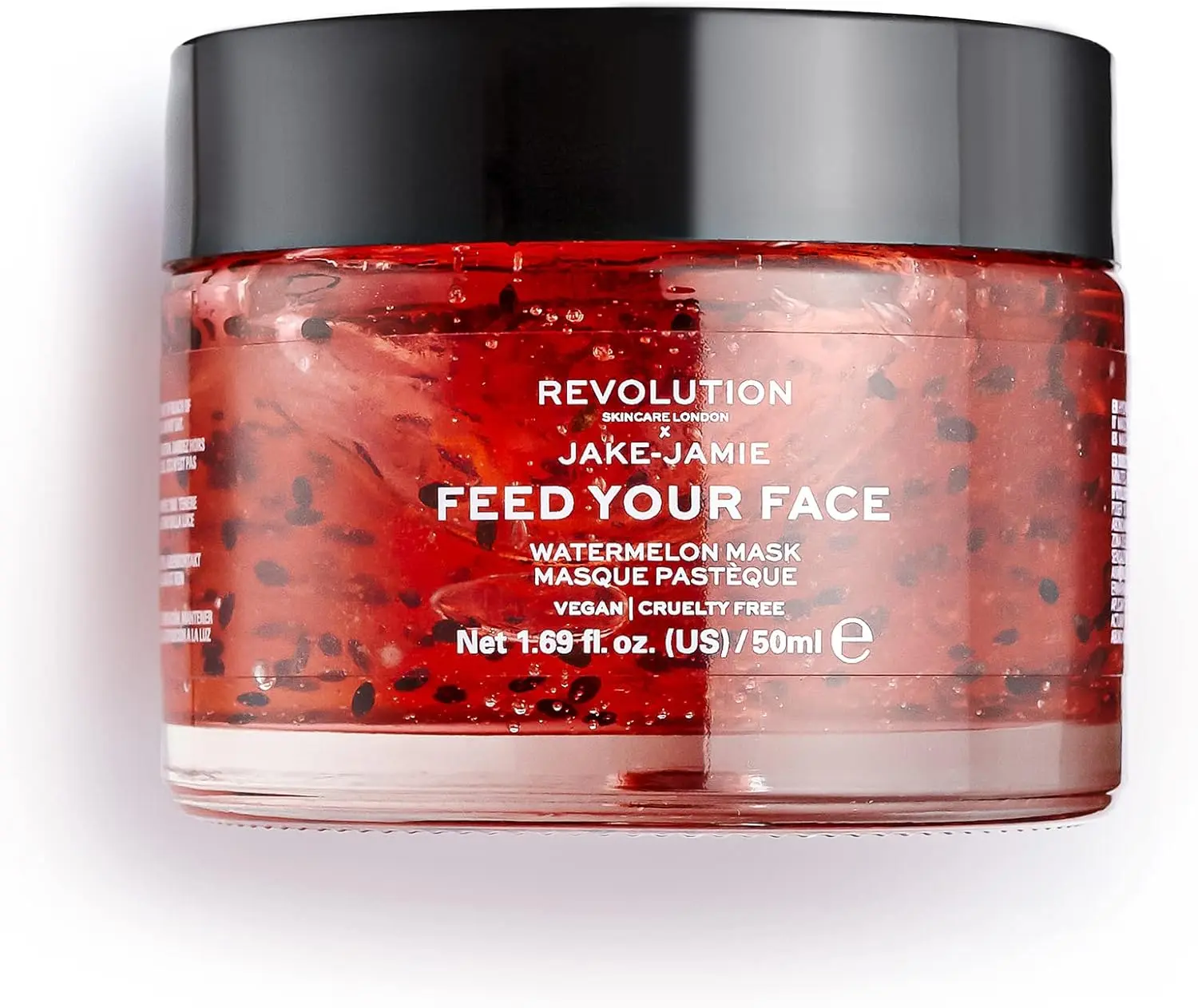 Moisturizer - Jake Jamie Watermelon Hydrating Face Mask by Revolution Skincare London, Watermelon Scented Formula, 50ml - Comfort