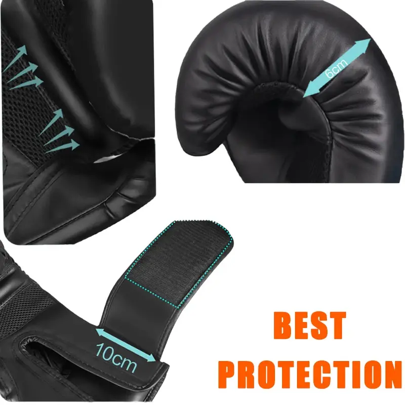 Boxing Gloves for Kids & Adults | Muay Thai Training Gloves for Men & Women 🥊✨ 8