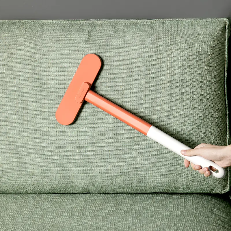 【LOLOVELO】1 multifunctional long handled window brush, wet and dry dual-usecleaning brush,glass brush,sofa,wall, pet hair, carpet cleaning White 5