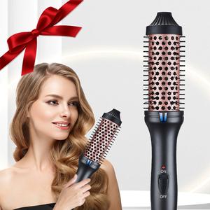 Hair Curler, 1 Box Multifunctional Hair Straightening Comb, Hair Straightener Comb, Professional Heating Hair Styling Tool, Heated Round Brush for Women & Girls, Hot Toolsthermal Brush