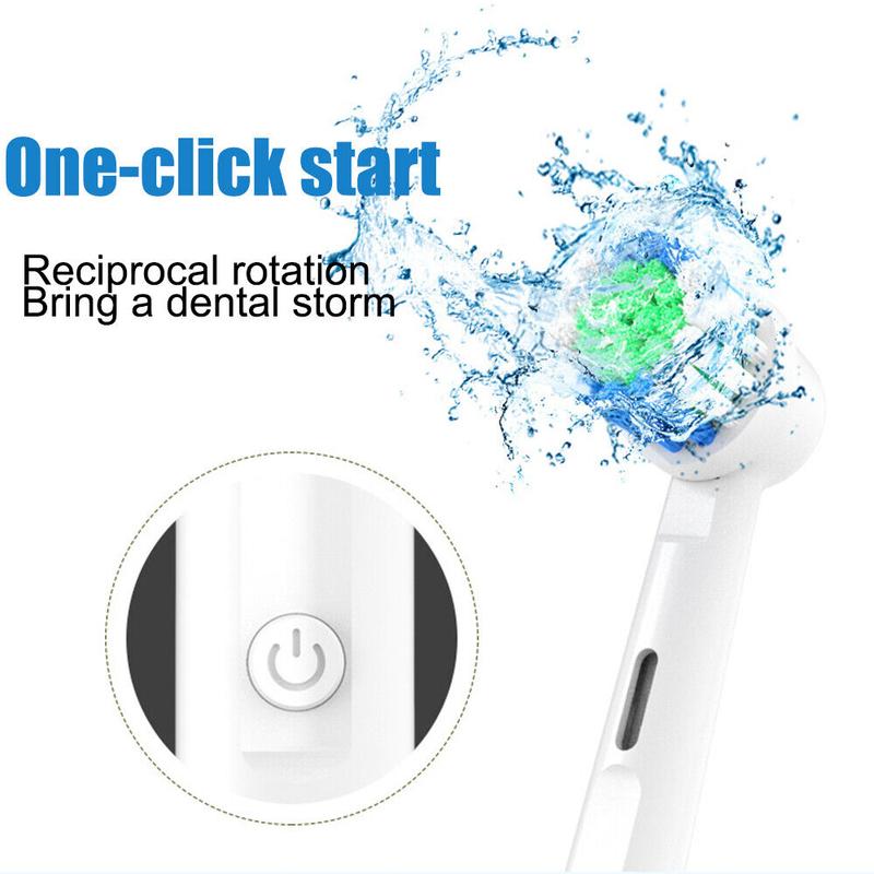 Product Introduction of Toothbrush Electric Rechargeable Pro Rotating Brush Heads Timer Modes Usb UK 30