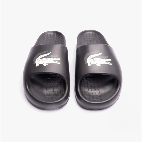 Lacoste CROCO 2.0 Womens Slider Sandals Black Casual 1