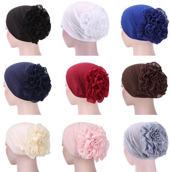 Women's Best Turkish Underscarf Pandana Hijab Cap - 100% Cotton Volume Headband Islamic Bonnet Girls Cotton Black, White, Pink 1