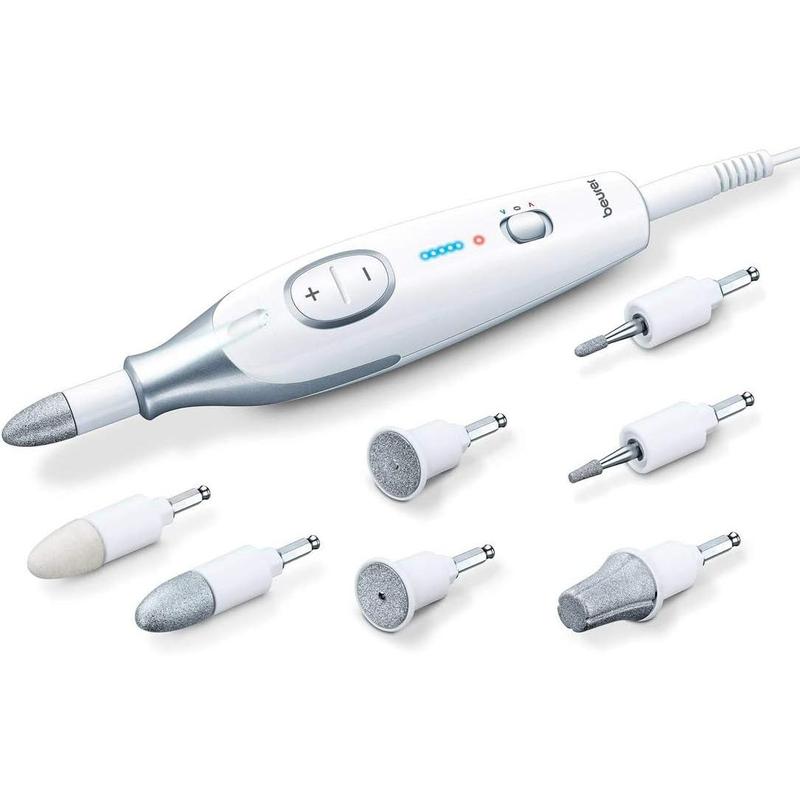 Beurer Professional Manicure Pedicure Kit | Salon-Quality Tools for Home & Nail Techs | Medical-Grade Stainless Steel, Gel/Acrylic Safe, 10-Piece Set with Storage Case 1