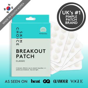 Skin Choice Breakout Patch Classic | Pimple Patches | Pack of 75 | Award-Winning Spot Patches | Hydrocolloid Acne Patch | Mighty Dots for Spots Stickers | Blemish Spot Treatment | Vegan & Cruelty-Free | Face & SkinCare | Skin Repair spot patch spotpatch