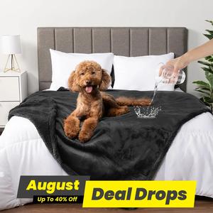 Solid Color Waterproof Blanket, Soft Comfortable Thick Mattress Blanket, Cool Bedroom Bedding Supplies for Home Office Travel