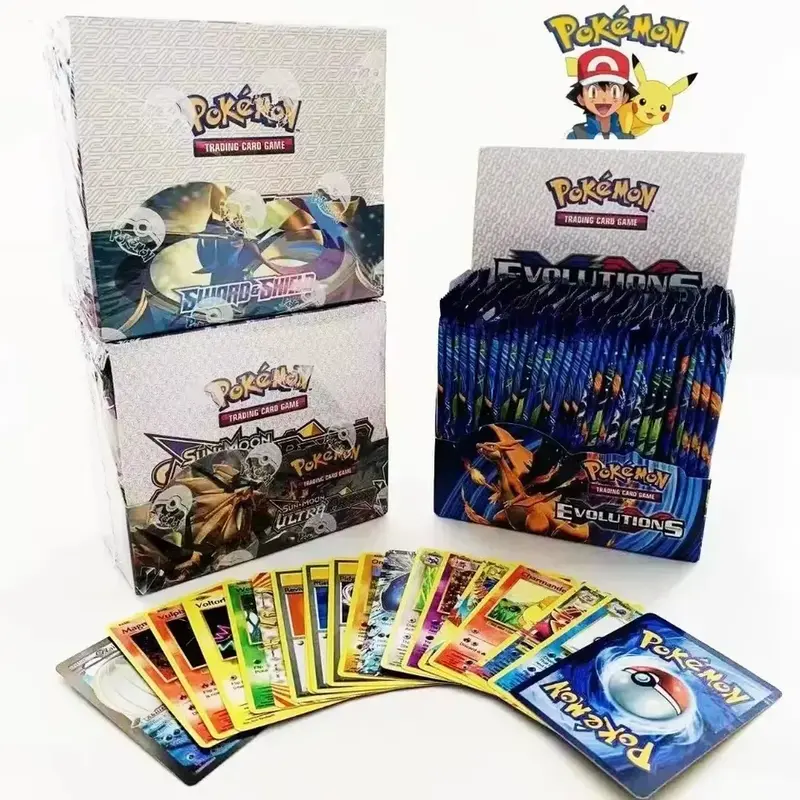 360Pcs Box Pokemon Card Shining Fates Style English Booster Battle Carte Trading Card Game Collection Cards Toys Kids Gifts 3
