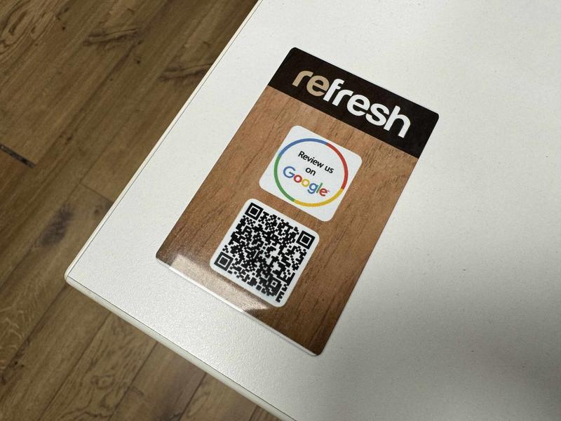 Custom Metal Table Card 1