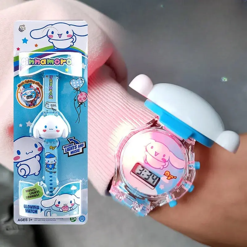 Kawaii Sanrio Kuromi Watch – Cute Cinnamoroll & Hello Kitty Music Silicone Strap Wrist Watch for Kids, Perfect Birthday Gift 2