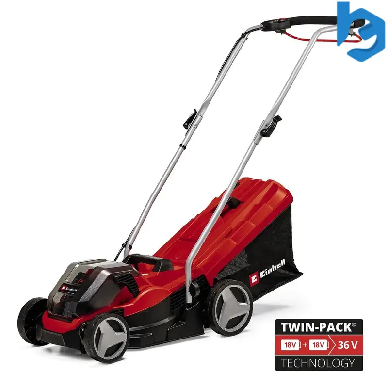 Einhell GE-CM 36/33 SOLO Cordless Twin 18v 36v Lawnmower 33cm Brushless PXC 0
