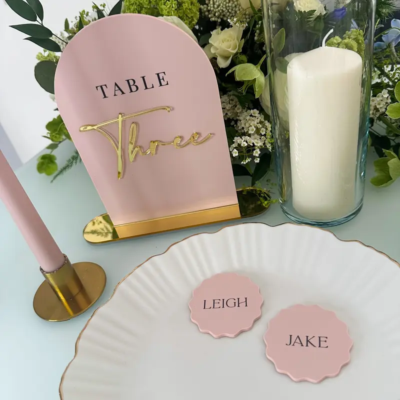 Wedding Place Cards - Nude 5