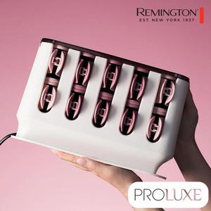 Remington Heated Rollers - ProLuxe | Heated Hair Rollers with Clips | Easy Use | Volumizing Hair Rollers | Rose Gold | 20 Rollers Included | Flawless Salon Results