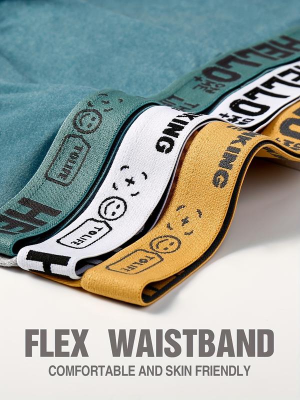 Comfortable 10-Pack HELLO Men'S Boxer Briefs - Breathable Polyester 95% Spandex 5% - Fashionable Casual Sports Shortie Underwear, Medium Stretch, Solid Color Knit Fabric 1