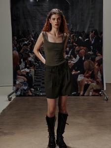 1PC JGGU Premium Mesh & Eco-Printing Technology Dual Fabric Vest | Plus Size Slim-Fit Zip-Front Double Layer Stretch Top | For Curvy Women Aged 25-35 Years | Breathable, Body-Shaping, Perfect for Layering