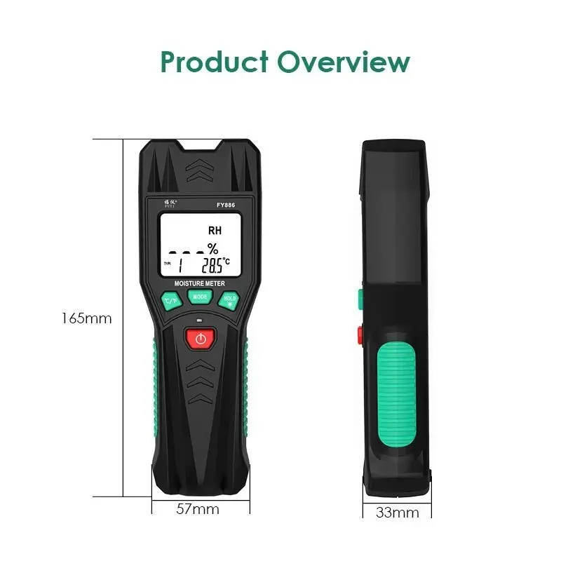Wood Brick Screed Wallpaper Caravan Tester Digital Moisture Detector Damp Meter - Measure Moisture Levels 7