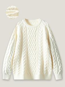 Men's Solid Textured Raglan Sleeve Crew Neck Sweater Pullover, Regular Fit Casual Long Sleeve Round Neck Jumper for Fall & Winter, Fashion Men's Knitwear for Daily Wear