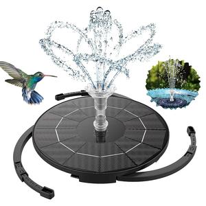 AISITIN Outdoor Solar Fountain, 1 Count Solar Bird Bath Fountain with 11 Nozzles, Water Irrigation Suitable for Gardens, Fish Tanks, Ponds, and Bird Baths