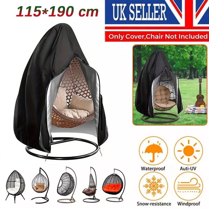 Product Introduction of Heavy Duty Hanging Swing Egg Chair Cover Garden Patio Outdoor Sun UV Waterproof 2