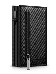 Men's Business Trifold Wallet with Card Slots,  Rfid Blocking Card Holder, Trendy All-match Wallet for Work & Daily Use As Gift for Boyfriend