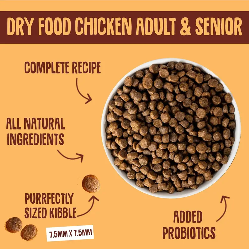 Scrumbles All Natural Dry Cat Food with Chicken, High Protein Food For Adults And Seniors, 2.5Kg,package may vary 2
