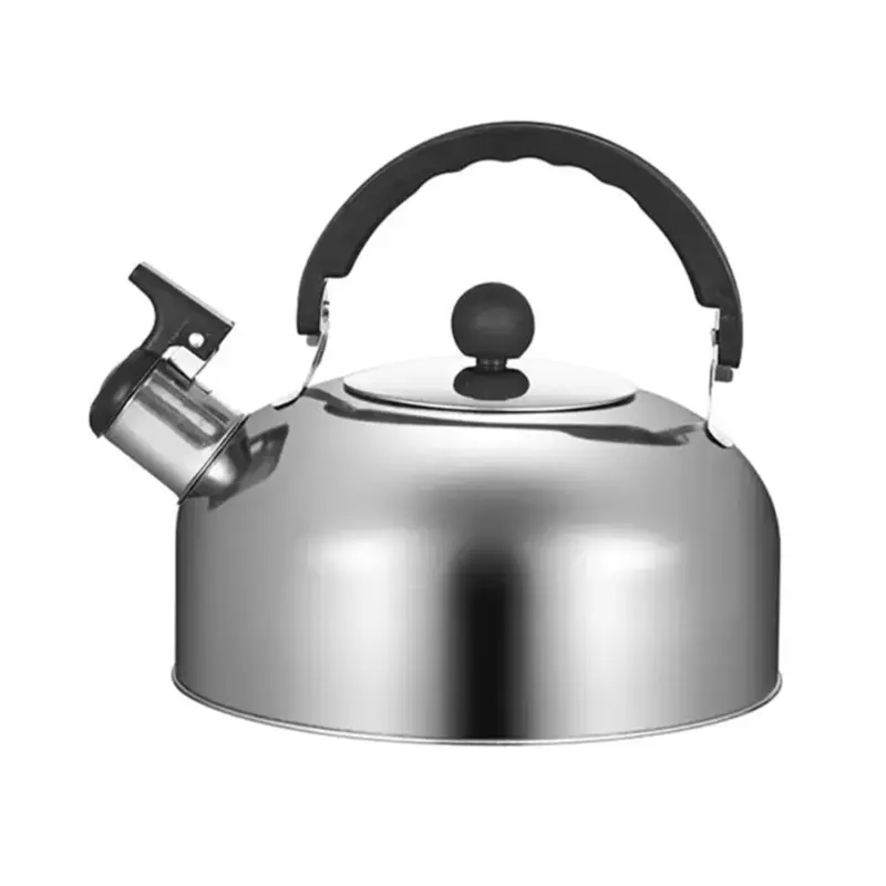 UK Stainless Steel Whistling Kettle 3L Stove Top Hob Kitchenware Tea Camping Drinkware Jugs Lightweight Coffee 4