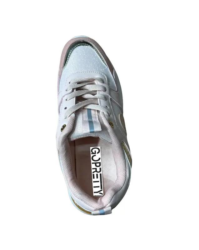 LADIES WOMENS LACE UP TRAINERS COMFY WALK SNEAKERS GYM FLATS JOGGING PUMPS SHOES 5