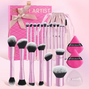 Makeup Brush Set with Storage Bag, Makeup Brush & Powder Puff & Air Cushion Puff, Professional Makeup Tools for Women