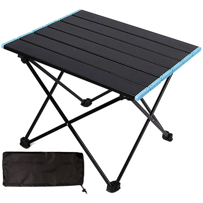 Folding Camping Table Light Weight Portable Aluminium Frame Outdoor Picnic Bag 4