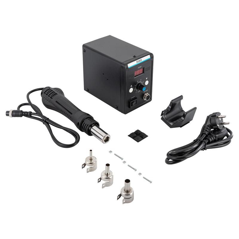 220V SMD Soldering & Desoldering Station for Electronic Repairs with Hot Air Function and LED Display 2